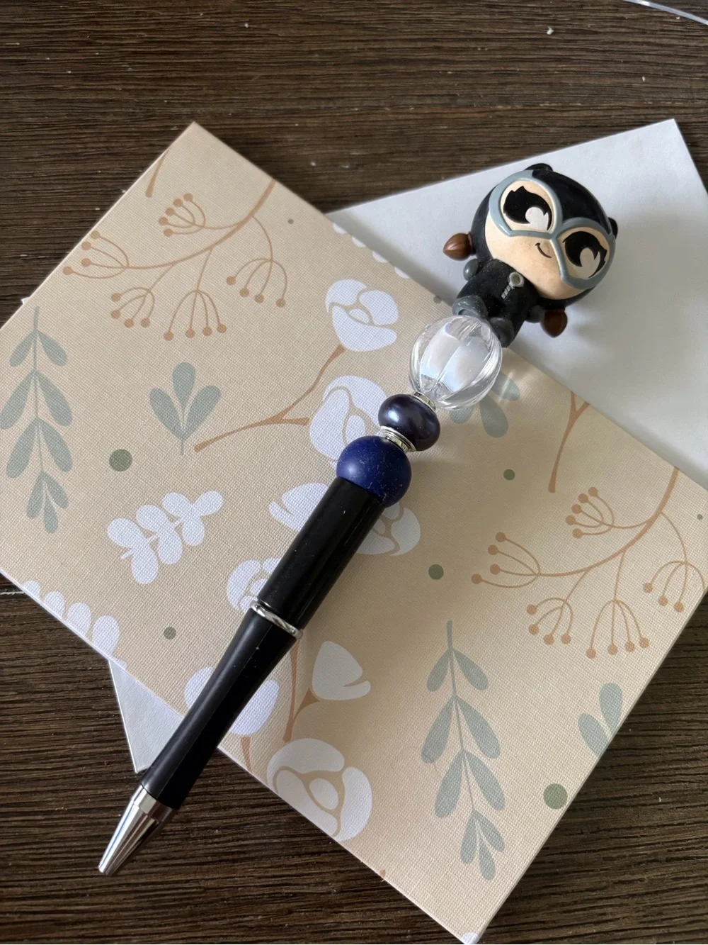 DC comics: Batman: Cat woman handmade Beaded Pen